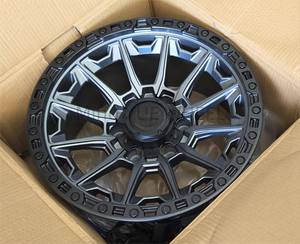 Mingyue 4X4 hors route 17X9J 18X9J PCD 6X139.7 6X135 noir ET-6 roue de voiture de tourisme pour Sliverado 4Runner Ford F-150 Tacama Ranger - Product Image 3
