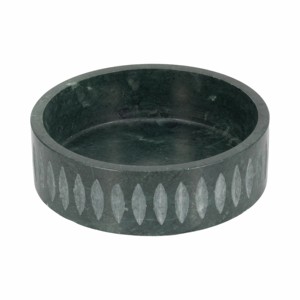 Ciotola decorativa moderna in marmo per centrotavola da caffè, accessorio per l'arredamento della casa - Product Image 1