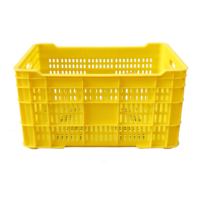 Panier en plastique empilable, caisse en plastique pour fruits et légumes