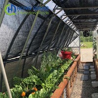 Filet d'ombrage en HDPE tissé pour l'agriculture, taux d'ombrage de 90 %, noir, 30 g/m²-350 g/m², facile à assembler