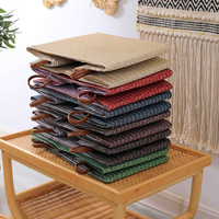 Conteneur de rangement rectangulaire tissé avec poignées, panier en rotin pliable pour jouets, couvertures, design gain de place