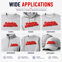 Étiquette en silicone lavable personnalisée, patch en silicone de haute qualité, logo 3D souple, logo imperméable, transferts thermiques pour t-shirts