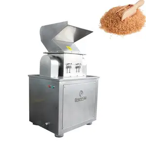 Gránulos de sal de azúcar de cristal que hacen la máquina trituradora de azúcar de roca de caramelo