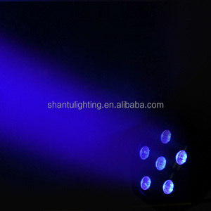 Baosun ánh sáng sân khấu 6pcs <span class=keywords><strong>LED</strong></span> uplight mệnh ánh sáng cho DJ Disco - Product Image 5