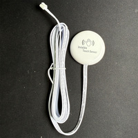 Interrupteur à capteur de mouvement tactile dissimulé DC12V DC24V pour éclairage LED d'armoire, variateur avec connecteur Dupont 2M