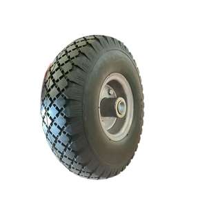 Pneu extérieur en mousse PU de qualité supérieure, robuste, 3,50-5, jante en acier, sans chambre à air, pour <span class=keywords><strong>brouette</strong></span>, chariot à main, capacité de charge de 150 kg, équipement de jardin - Product Image 2