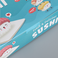 Conception personnalisée À Emporter Boîte à Sushis En Papier