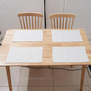 Napperons vierges avec impression <span class=keywords><strong>de</strong></span> logo personnalisé, sublimation, <span class=keywords><strong>table</strong></span> à manger, <span class=keywords><strong>table</strong></span> <span class=keywords><strong>de</strong></span> <span class=keywords><strong>noël</strong></span>, tapis <span class=keywords><strong>de</strong></span> <span class=keywords><strong>table</strong></span> en lin, sets <span class=keywords><strong>de</strong></span> napperons - Product Image 1