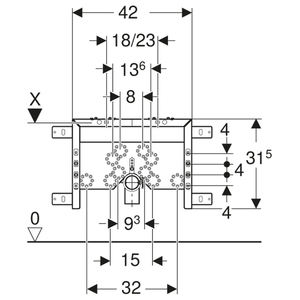 Módulo de bidé de pared COMBIFIX ITALIA pintado con herramienta de torneado innovadora curva - Product Image 4