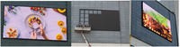 Écran d'affichage LED publicitaire électronique extérieur P10.4 à montage mural ultra-fin