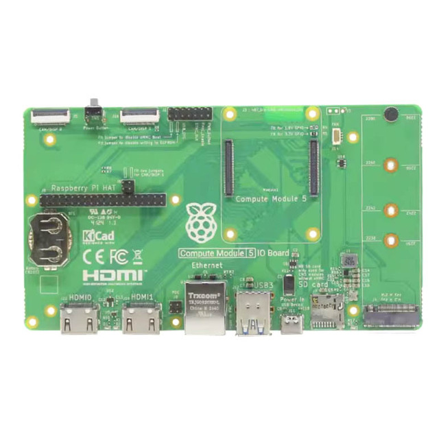 Original Raspberry Pi Compute Module 5 Io Board Embedded Applications Development Board Used With Compute Module 5 Raspberry Pi