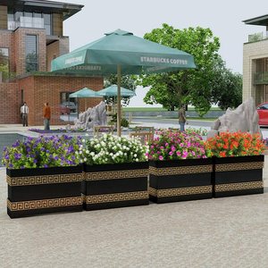 Planta Artificial de Eucalipto y Camelia de 36 cm con 7 Ramas, Decoración Verde para Exteriores - Product Image 4
