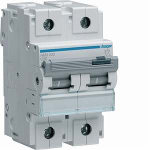 HMX220 Personalizzabile con Hagers MCB 50kA 2P curva C 20A 3M - Product Image 1