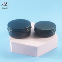 Pot cosmétique en aluminium best-seller mondial avec bouchon à vis en aluminium, logo personnalisé, scellé pour shampoing et lotion