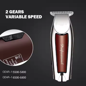 Tondeuse à cheveux rechargeable ergonomique en acier inoxydable avec logo personnalisé, modèle explosif, machine à couper les cheveux pour hommes, portable, pour <span class=keywords><strong>barbe</strong></span> - Product Image 4