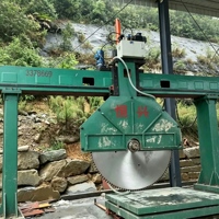 Scie à pont hydraulique multi-lames de grande taille pour la découpe de blocs de granit et de marbre, équipement de découpe de pierre à fonctionnement stable