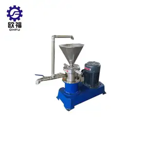 Máquina trituradora de pasta de nueces y almendro, máquina de procesamiento eficiente de energía, para mantequilla de cacahuete