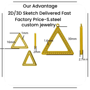 <span class=keywords><strong>Collier</strong></span> personnalisé à deux noms en acier inoxydable et <span class=keywords><strong>or</strong></span> 18 carats avec chaîne à maillons et pendentif cœur - Product Image 3