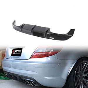 <span class=keywords><strong>Spoiler</strong></span> Diffusore Labbro Paraurti Posteriore in Fibra di Carbonio per <span class=keywords><strong>Mercedes</strong></span> SLK R171 - Product Image 1