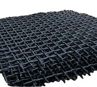 Maille de tamis en acier au manganèse de haute qualité, tissage uni, résistante à la corrosion et à l'usure, 65Mn, pour tamis vibrants et concasseurs miniers