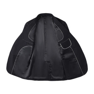 Ensemble de costume en laine double-boutonnage de qualité supérieure pour hommes et femmes - Vêtement formel anti-plis à devant plat pour le bureau, les affaires, les ventes gouvernementales - Product Image 5