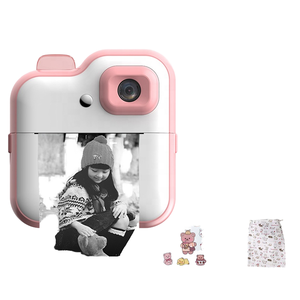 Appareil <span class=keywords><strong>photo</strong></span> numérique HD CMOS pour enfants avec mini-imprimante <span class=keywords><strong>photo</strong></span>, grand angle 180°, Wi-Fi et application pour enfants - Product Image 1