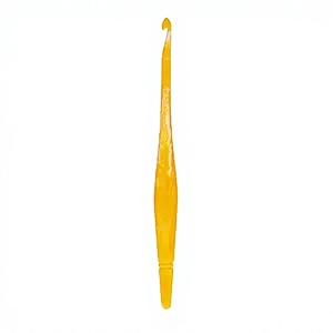 FAIZA CRAFT FC-2034 Agujas de Ganchillo de Resina Epoxi Ecológicas Hechas a Mano, Agujas de Tejer Ergonómicas con Mango Suave, Agujas de Coser Mixtas - Product Image 1