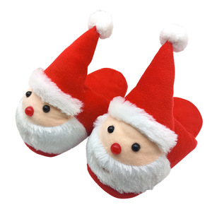 Nuove Pantofole Natalizie in Peluche, Scarpe a Forma di Babbo Natale Cartoon, Regali Natalizi Caldi per Famiglie e Coppie - Product Image 5