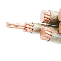 Câble ignifuge isolé minéral inorganique multiconducteurs, conducteur en cuivre de haute qualité, câble électrique à économie d'énergie