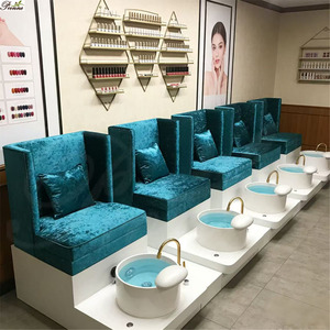 Équipement de spa pour manucure et pédicure individuelle sur mesure, fournitures pour ongles avec prise électrique, ensemble de fauteuils de pédicure Paris - Product Image 3