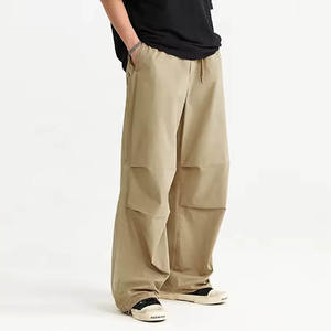 Pantalons de travail américains amples rétro à la mode, pantalons droits personnalisés pour hommes, parachutistes décontractés, jungle polyvalente, anti-rides - Product Image 2