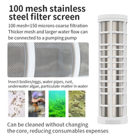 Système commercial de pré-filtration d'eau pour toute la maison, filtration des sédiments pour eau du robinet et eau de puits, filtre en acier inoxydable