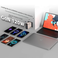 TKT 120W USB C PD Chargeur QC GaN 3 3 Chargeur Rapide PPS Double Port Compact Bloc De Charge Rapide pour Ordinateur Portable Téléphone Mobile OTP