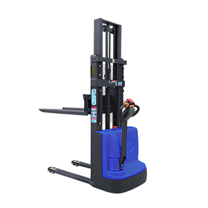 Apiladores semieléctricos de elevación, carretilla elevadora, tipo caminar, apilador manual de paletas apilables a la venta - Product Image 5