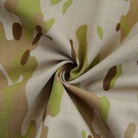 Tissus Ripstop en Nylon Spandex CP Camouflage Désertique pour Uniformes Tactiques