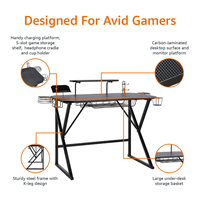 Escritorio Table de jeu ergonomique pour PC Gamer De Mesa Table de jeu de bureau personnalisée Bureau de jeu d'ordinateur en forme de K