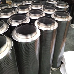 แผ่นกรองคาร์บอนกัมมันต์แบบใหม่สำหรับระบบไฮโดรโปนิกส์ ขนาด 4 นิ้ว/100 มม. - 200 มม. สำหรับเต็นท์ปลูกพืชในร่ม โรงเรือน และการกรองอากาศภายในอาคาร - Product Image 4