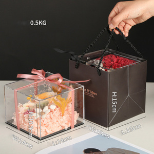 Regalo rosa para mejor amigo y novia adorno de regalo de flor eterna - Product Image 3