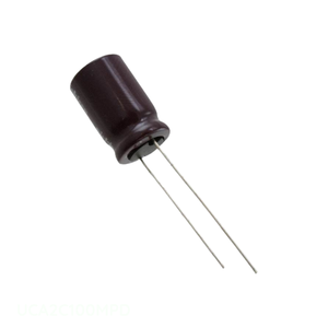 Condensador de Canal de Fabricante, Tipo Through Hole, Aluminio, 10uF, 20%, 160V, Radial TH, 10 uF, UCA2C100MPD - Product Image 1