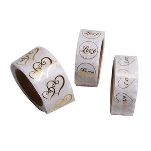 Auto-adhésif argent doré feuille d'aluminium bouteille papier étanchéité autocollant étiquette feuille rouleau impression - Product Image 3