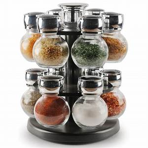 Juego de Recipientes Redondos de Vidrio Multifuncionales Reutilizables para Almacenar Especias con Soporte para Contenedores de Alimentos para Uso en la Cocina - Product Image 1