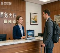 Traducteur intelligent AI à double écran Yingtouch de 10,1 pouces pour la réception d'hôtel, interface USB de bureau, nouveau