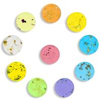 Vapeurs naturels de douche au parfum durable personnalisés OEM bombe de douche corporelle huile essentielle bain effervescents