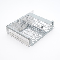 Boîtier en profilé d'aluminium extrudé série 6000 avec trous découpés sur mesure et finition anodisée pour équipement électrique