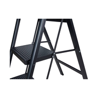 Prix Compétitif, Meilleure Vente : Échelle Pliante en Acier à 4 Marches, Large, Antidérapante, Certifiée CE, 150 kg, Portable pour Cuisine, Armoire, Salon