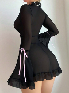 B130 Luxe Lingerie Kant Bh Set Sexy Pyjama Meisjes Sexy Pyjama Ondergoed Vrouwen Sexy Ondergoed - Product Image 4