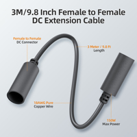 Cable de Extensión de PVC con Protección EMI de 10A CC, Compatible con Starlink Mini y Starlink Gen 3
