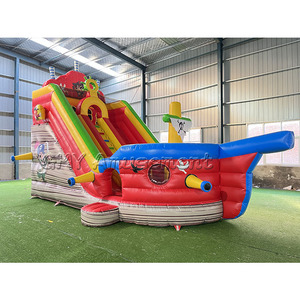 Glissière d'eau gonflable géante pour adulte, bateau de pirate, glissades aquatiques, taille adulte, perle noire, pour fête, location, amusant, - Product Image 5