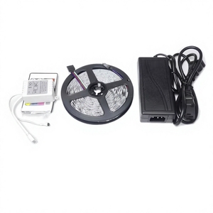 ไฟแถบ LED SMD5050 RGB แบบยืดหยุ่น DC12V IP20 จากโรงงาน สำหรับป้ายโฆษณา ร้านค้า และไฟส่องสว่างในห้างสรรพสินค้า - Product Image 3