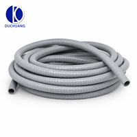 Conducto de Hierro Flexible de 25MM (1 Pulgada) Recubierto de PVC, Resistente al Fuego e Impermeable, para Protección de Cables